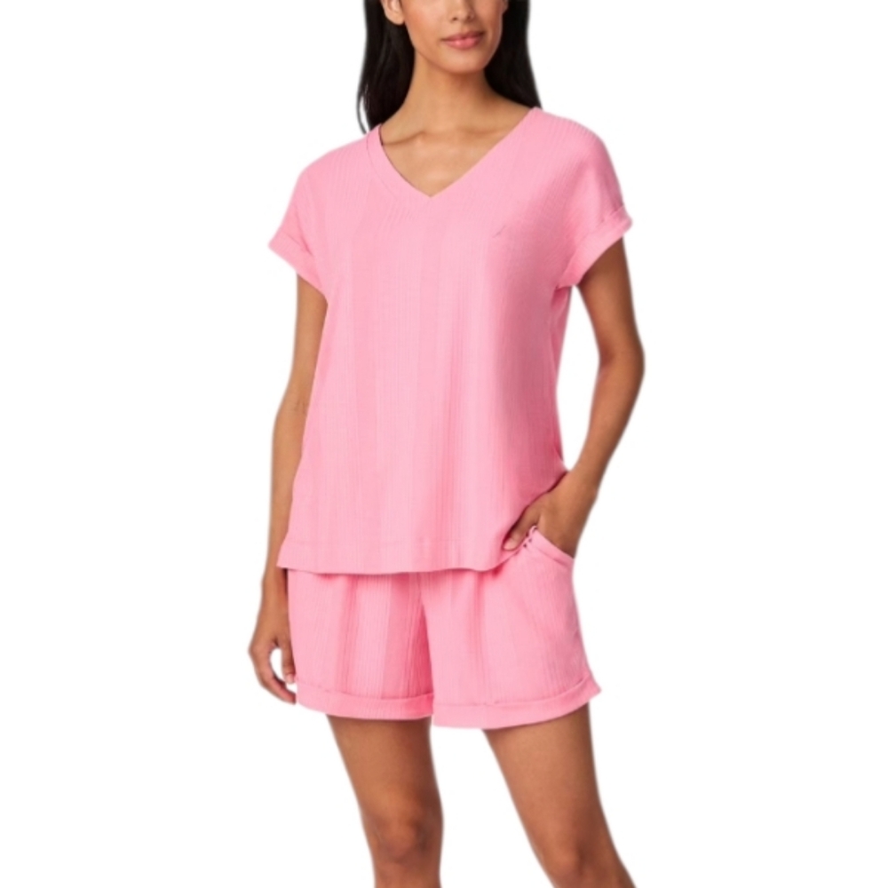 Nautica Pink Short Pj Set